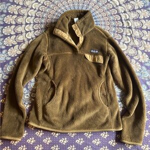 Patagonia Retool Snap Fleece Pullover Brown